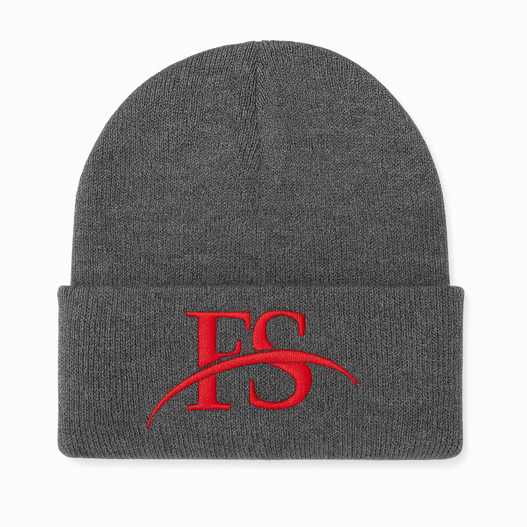 Color: Charcoal Gray Logo Color: Red FS Logo