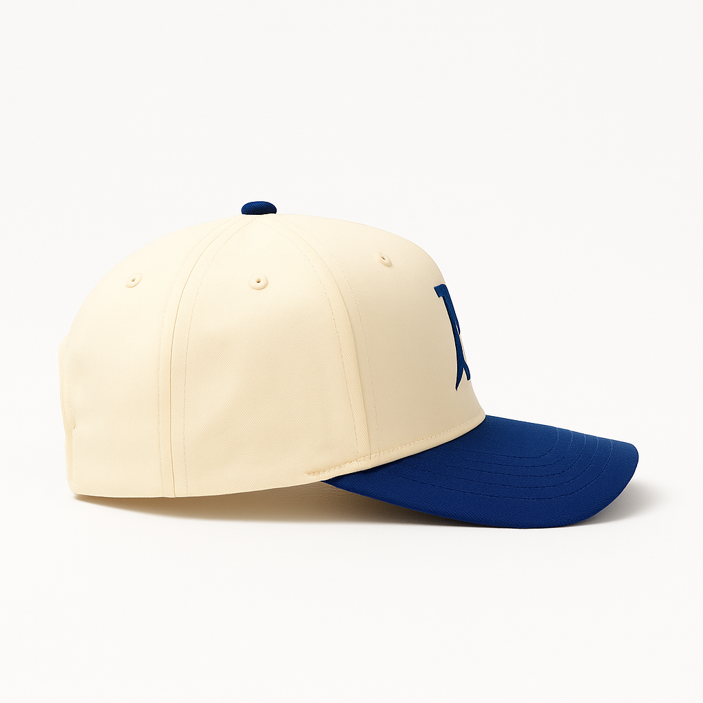 FS Classic Cap – Cream/Royal Blue