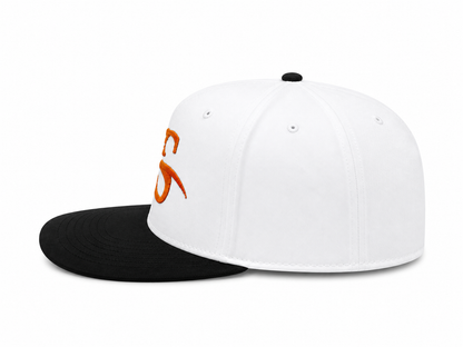 FS Signature Snapback – White/Black/Orange