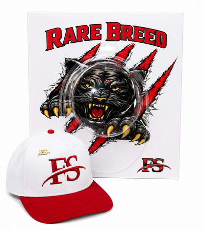 FS Signature Snapback – White/Red “Rare Breed” Edition