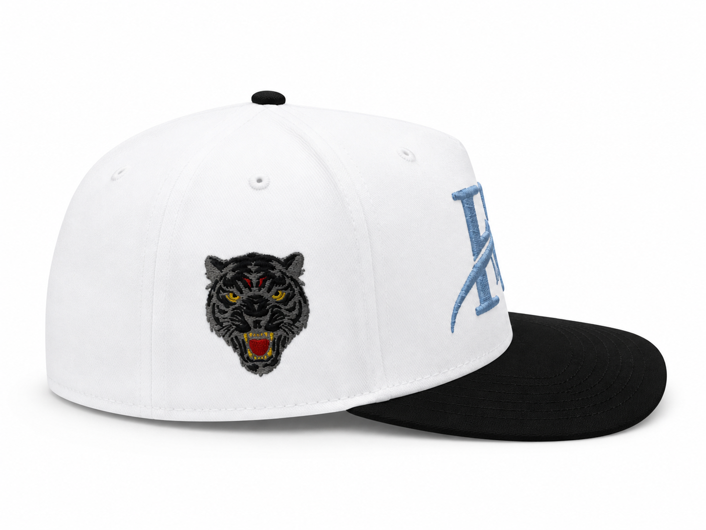 FS Signature Snapback – White/Black/Light Blue