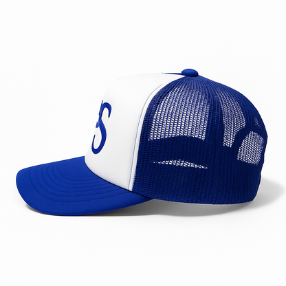 FS Trucker Cap – White/Royal Blue