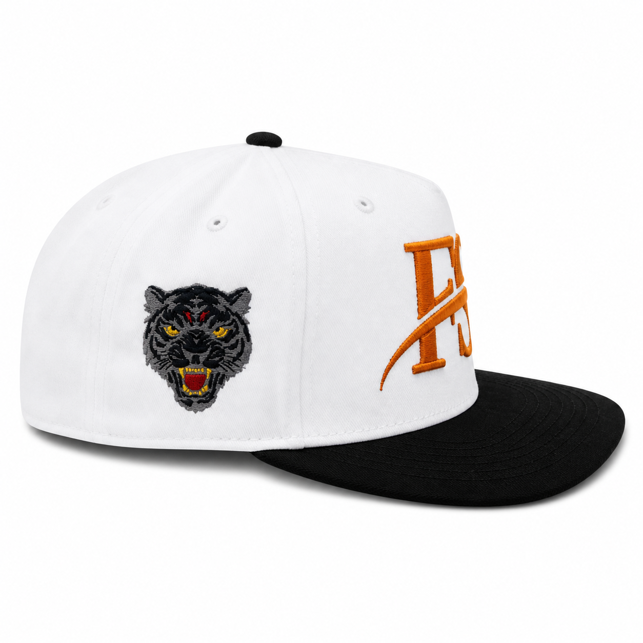 FS Signature Snapback – White/Black/Orange
