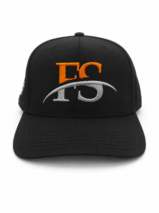 FS Signature Snapback – Black/Orange