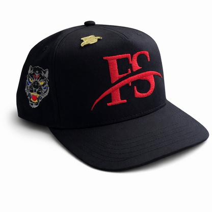 FS Signature Snapback – Black/Red