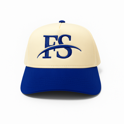 FS Classic Cap – Cream/Royal Blue