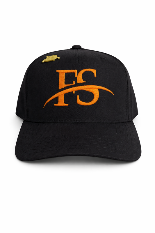 FS Classic Snapback – Black/Orange