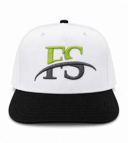 FS Signature Snapback – White/Black/Green