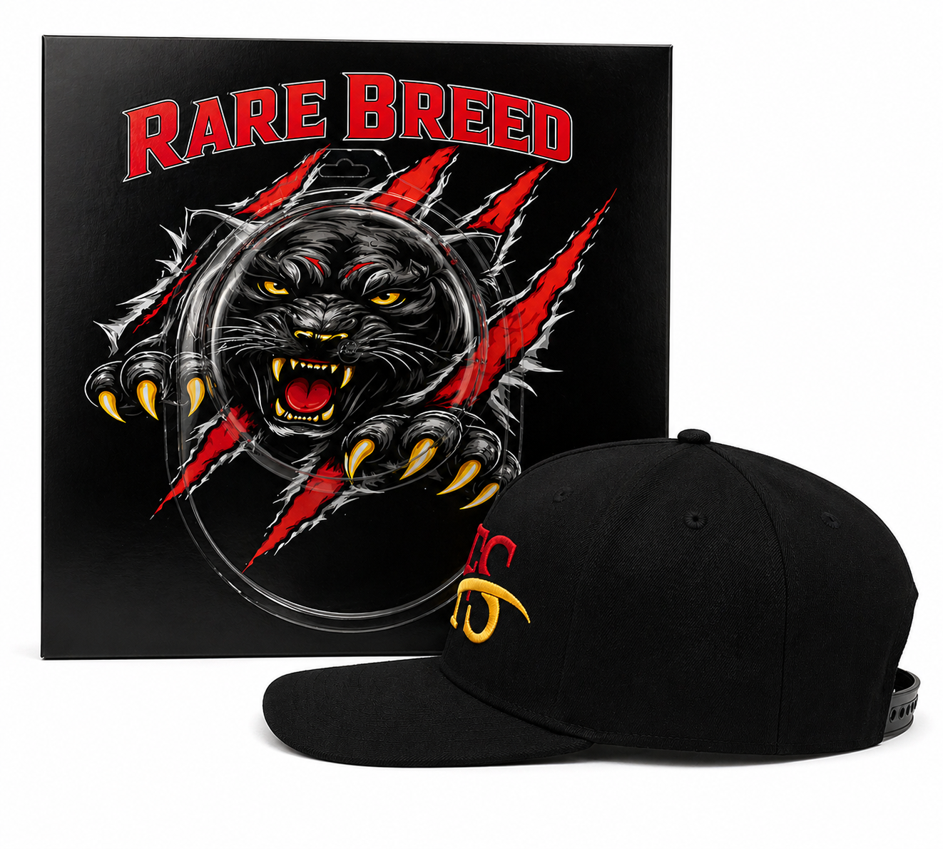 FS Signature Snapback – Black/Red (Rare Breed Edition)