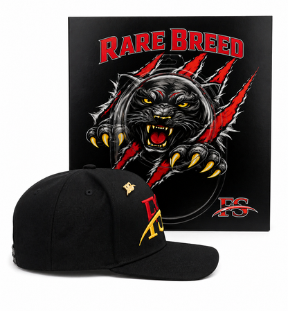 FS Signature Snapback – Black/Red (Rare Breed Edition)