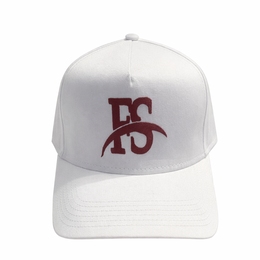FS Classic Cap – White/Burgundy