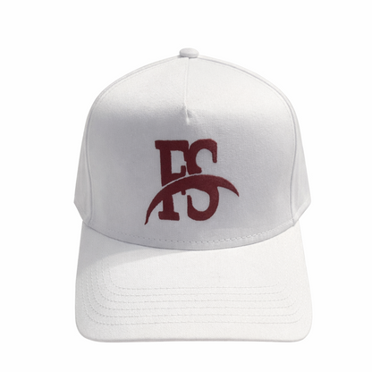 FS Classic Cap – White/Burgundy