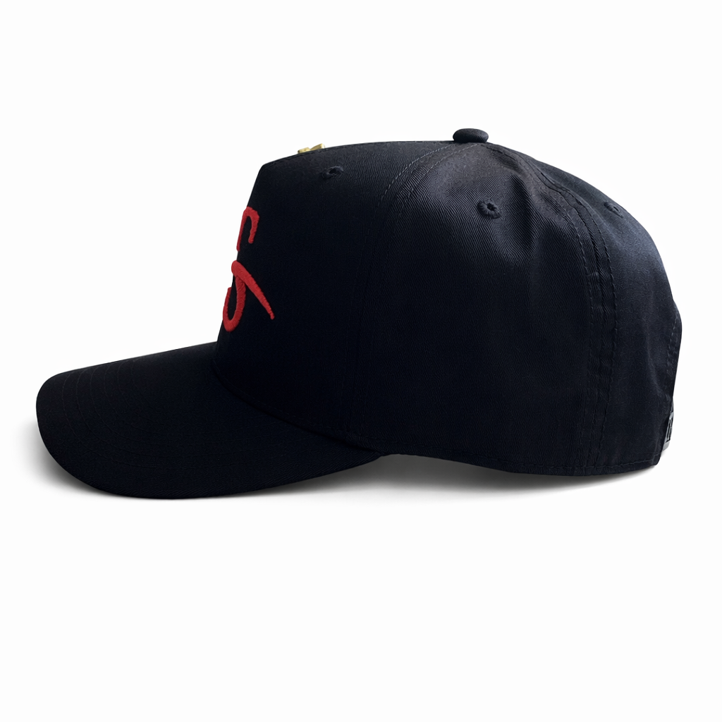 FS Signature Snapback – Black/Red