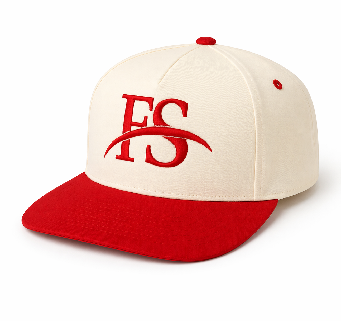 FS Baseball Cap – Cream/Red