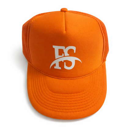 FS Trucker Cap – Orange/White
