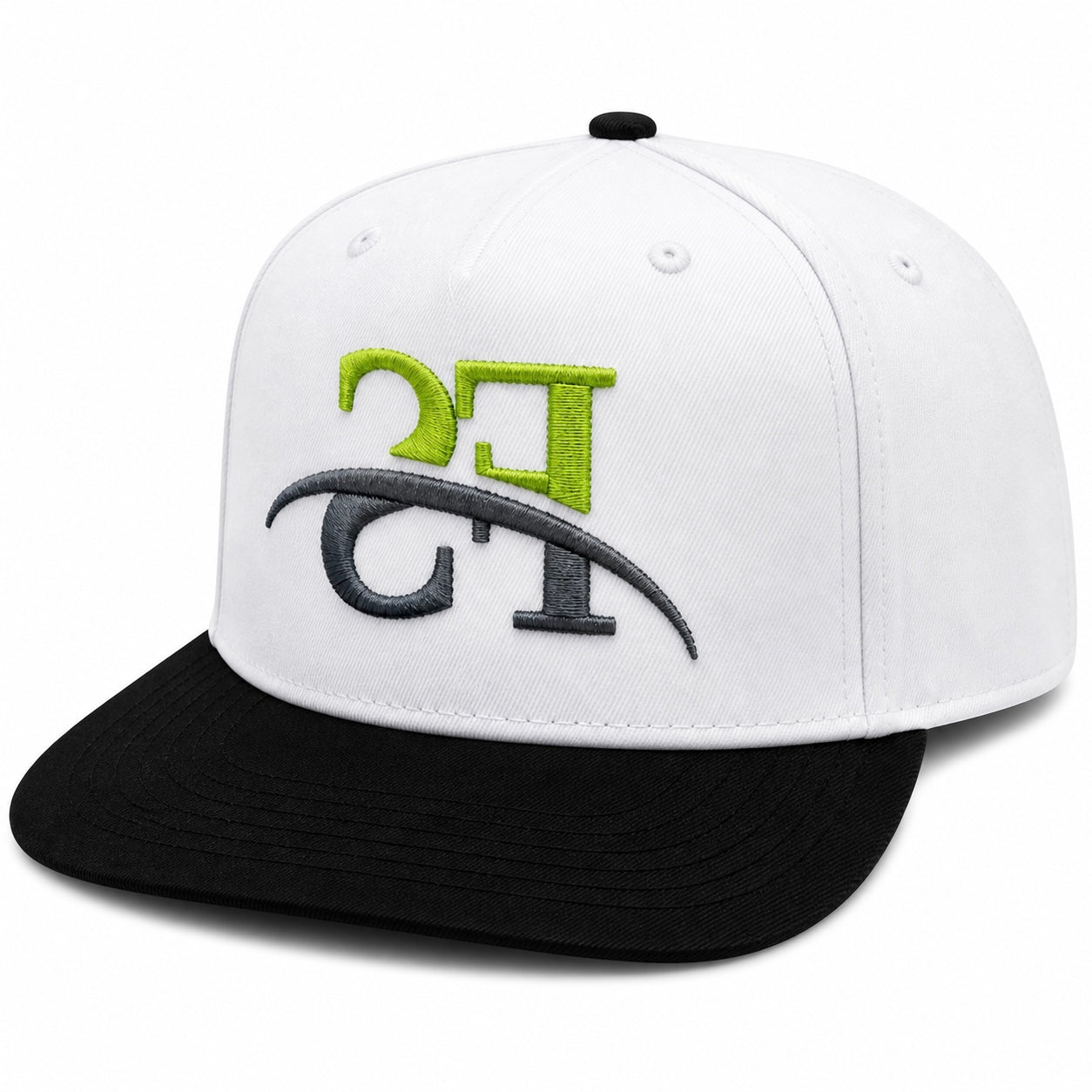 FS Signature Snapback – White/Black/Green