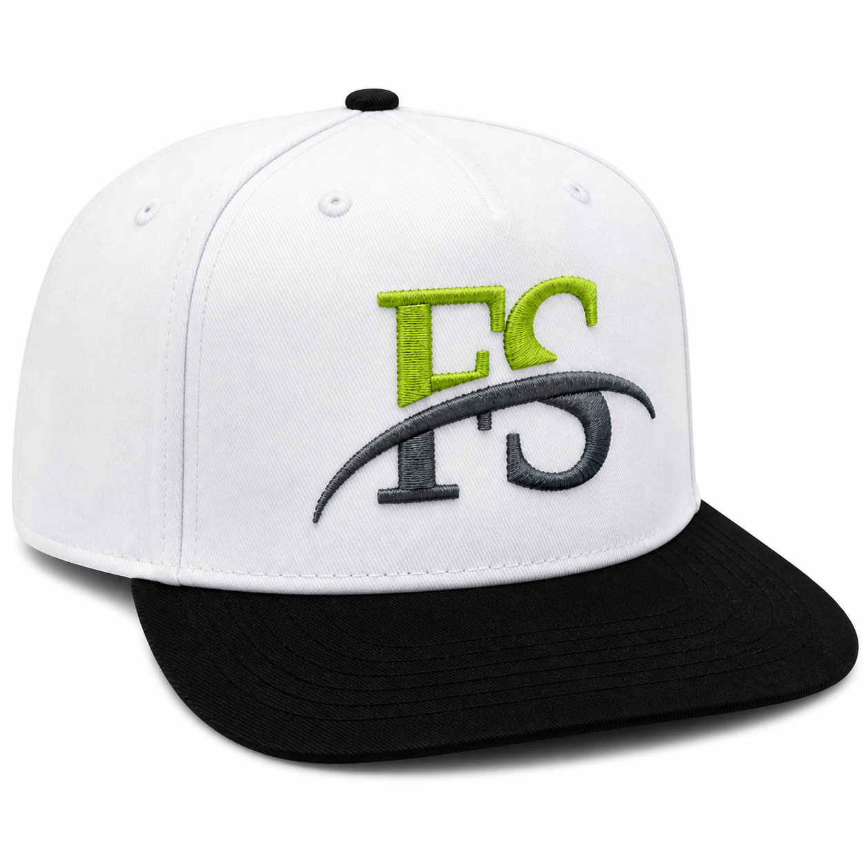 FS Signature Snapback – White/Black/Green