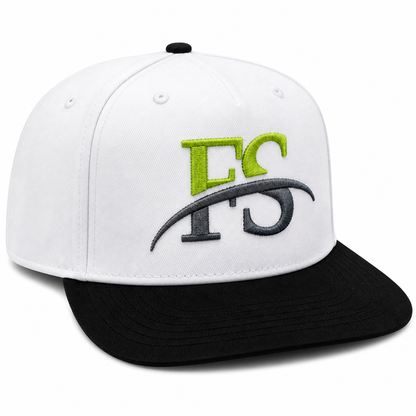 FS Signature Snapback – White/Black/Green
