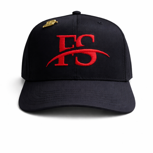 FS Signature Snapback – Black/Red