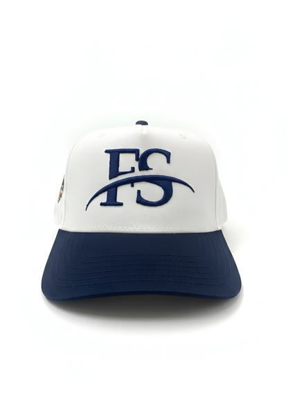 FS Signature Snapback – White/Navy